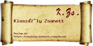 Kisszély Zsanett névjegykártya